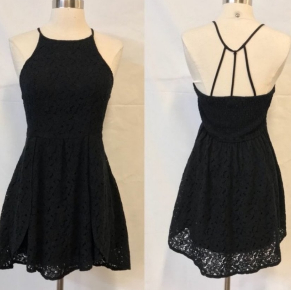 High neck dress